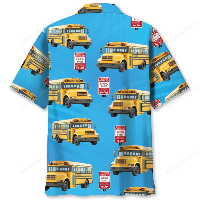 Stop School Bus Hawaiian Shirt