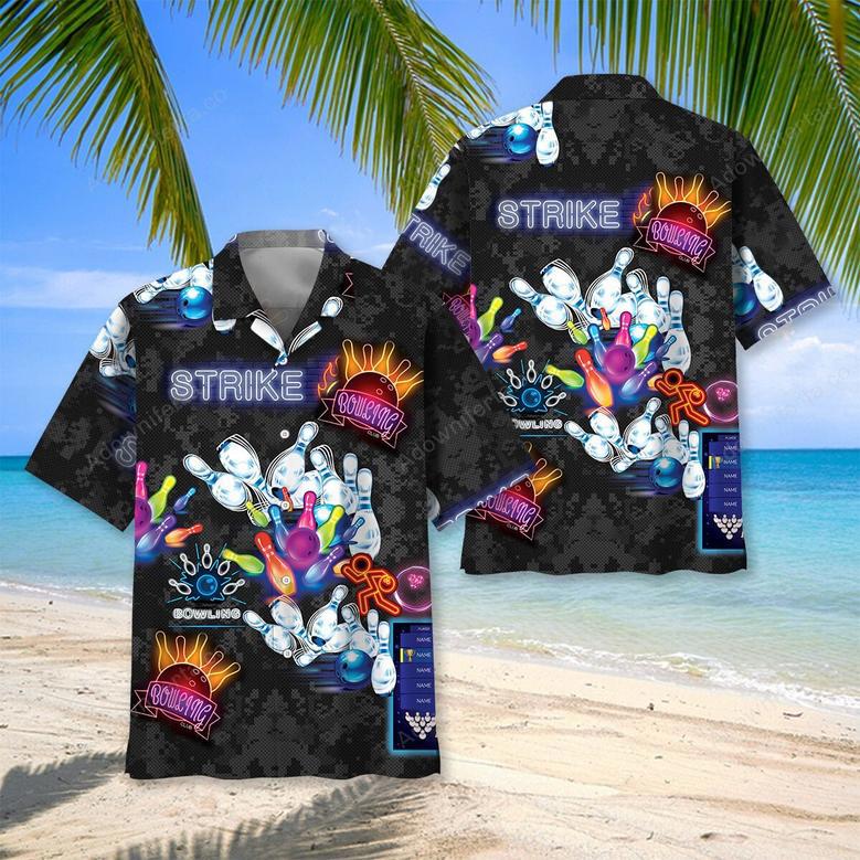 Strike Bowling Hawaiian Shirt