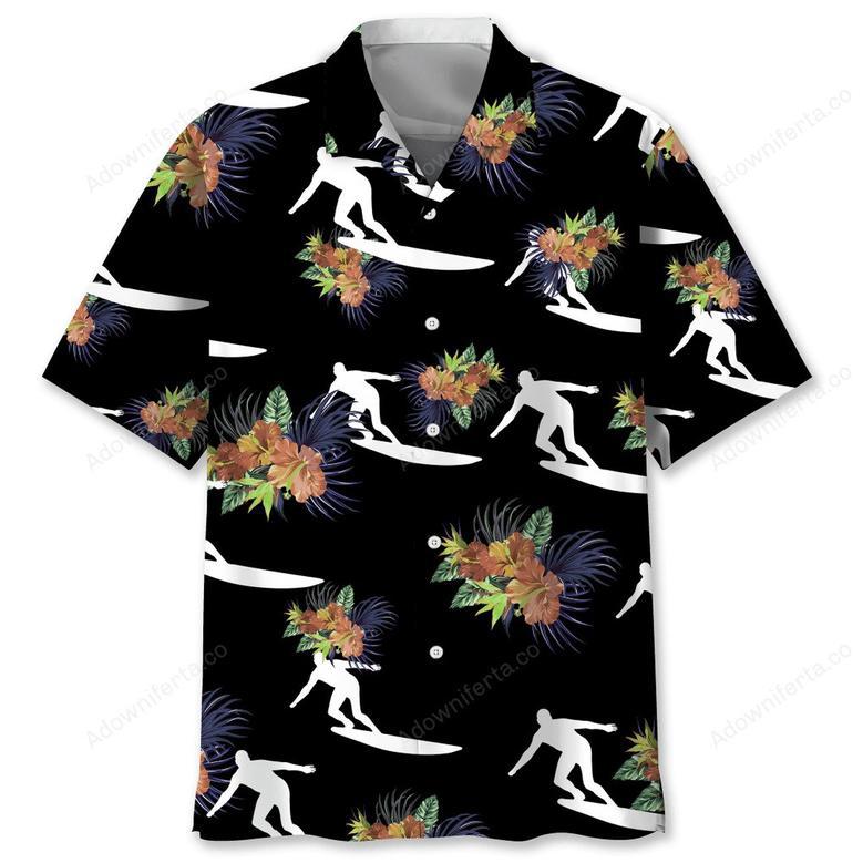 Surfing Hawaiian Nature Hawaiian Shirt