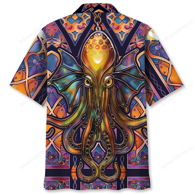 Temple Of Octopus Art Hawaiian Shirt