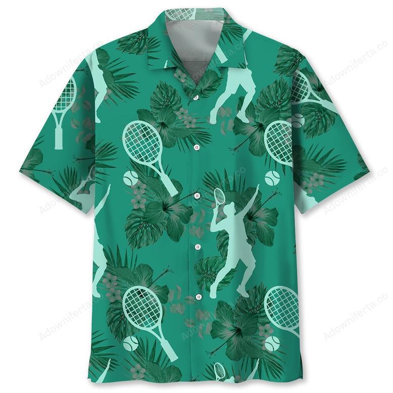 Tennis Kelly Green Hawaiian Shirt