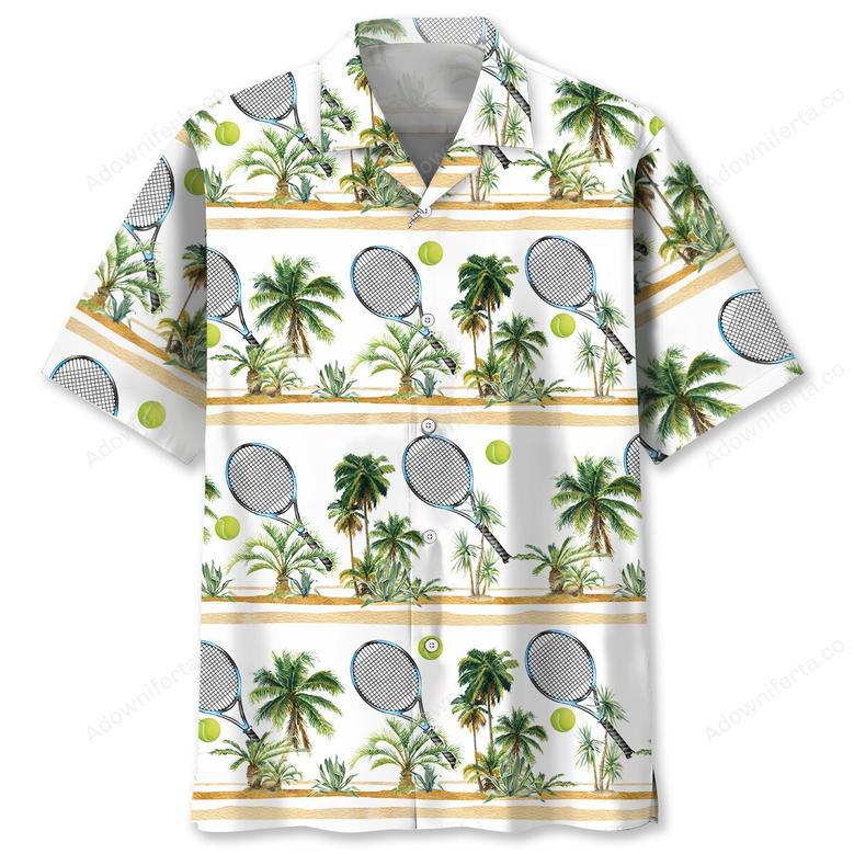 Tennis Tropical Hawaiian Shirt