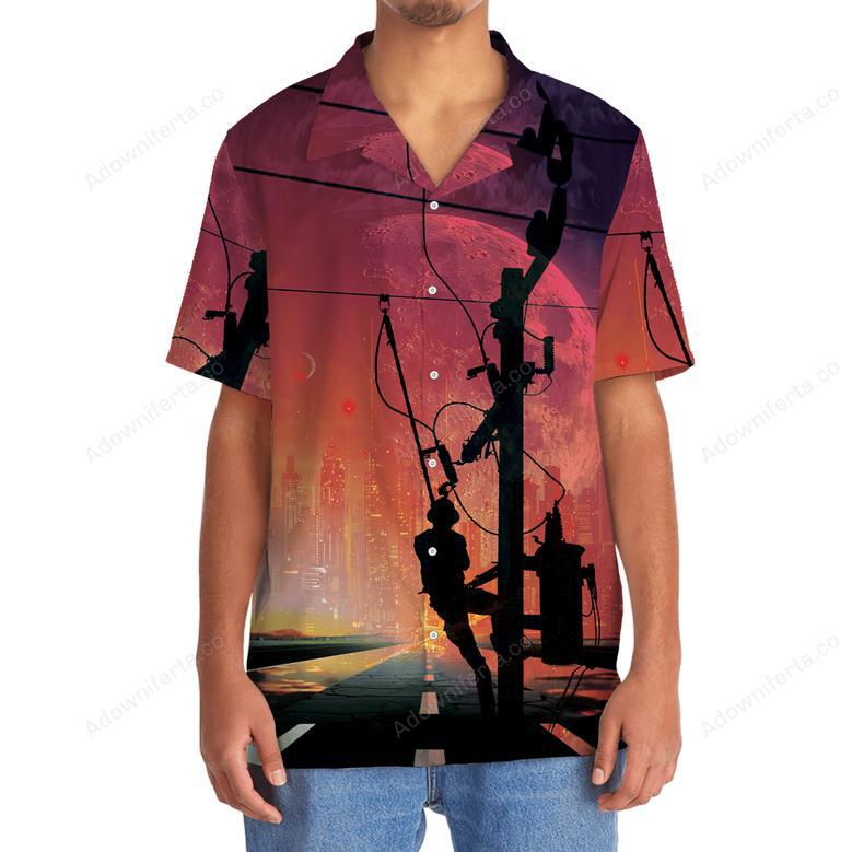 The Last City Of Lineman Hawaiian Shirt