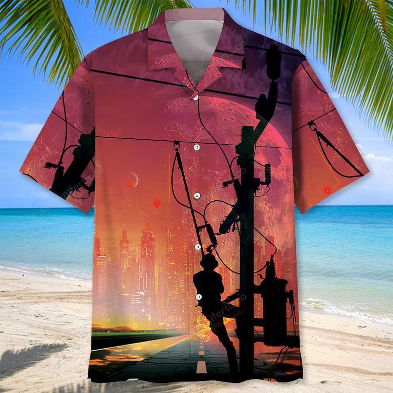 The Last City Of Lineman Hawaiian Shirt