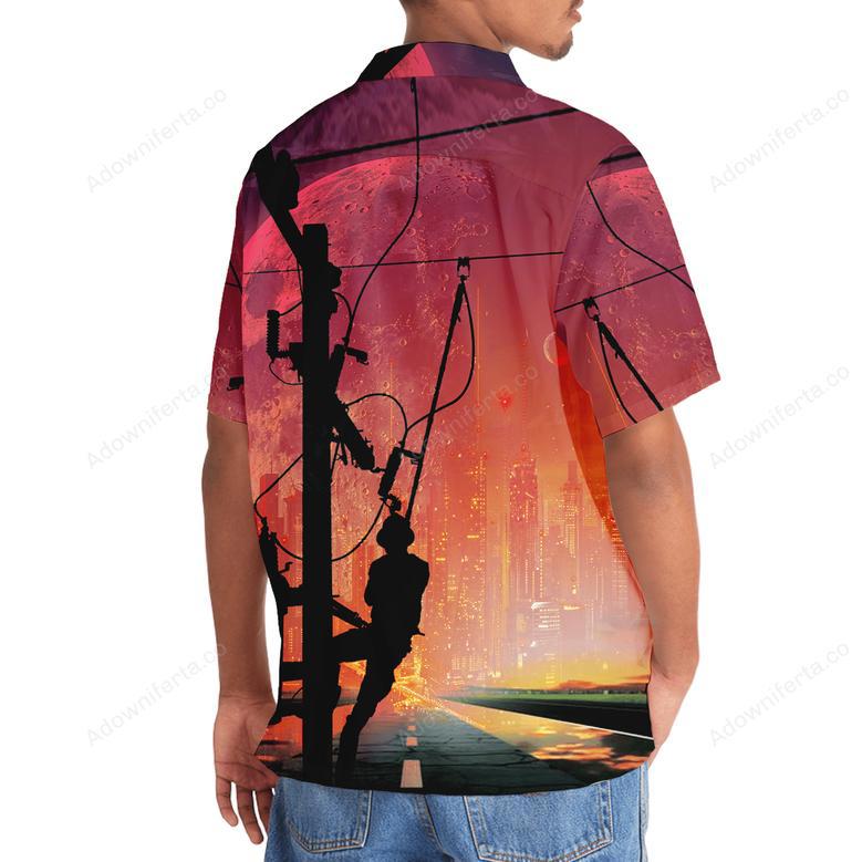 The Last City Of Lineman Hawaiian Shirt