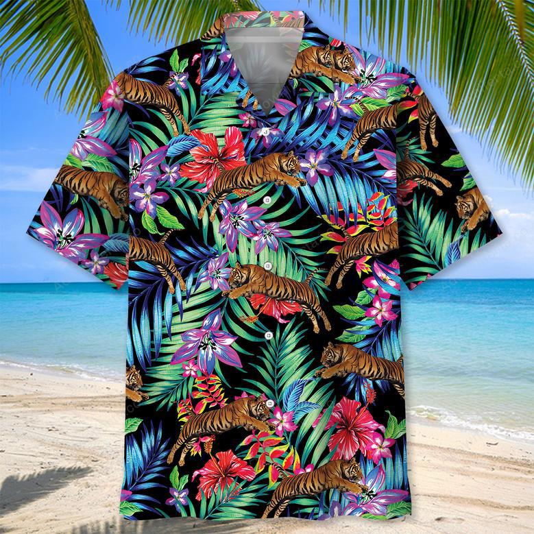 Tiger Tropical Hawaiian Shirt