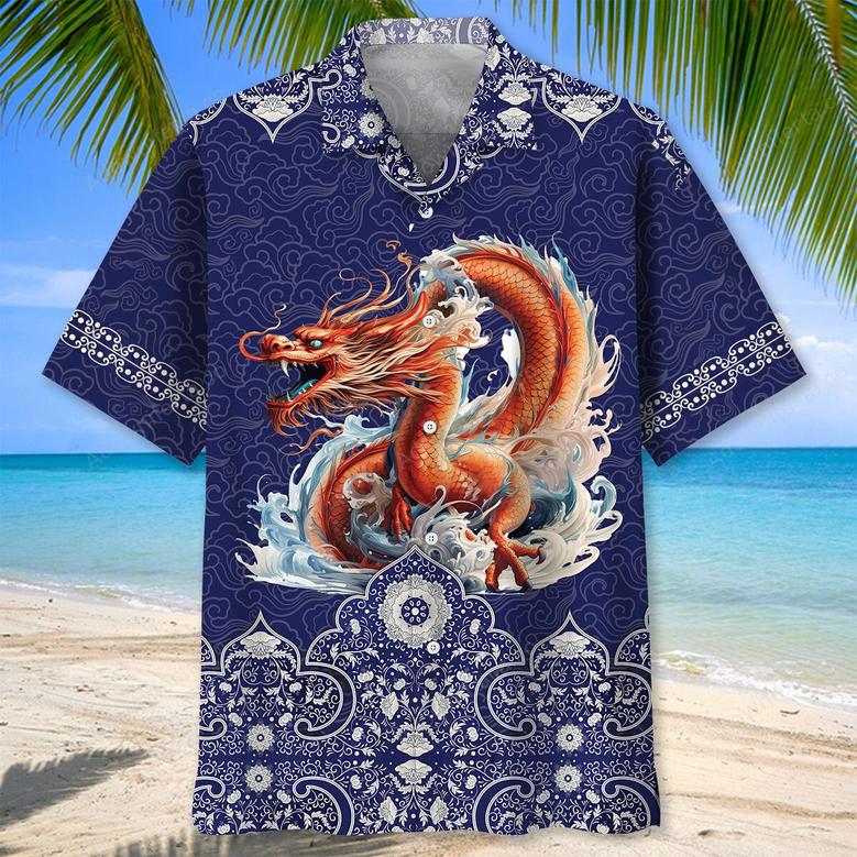 Traditional Chinese Dragon Hawaiian Shirt