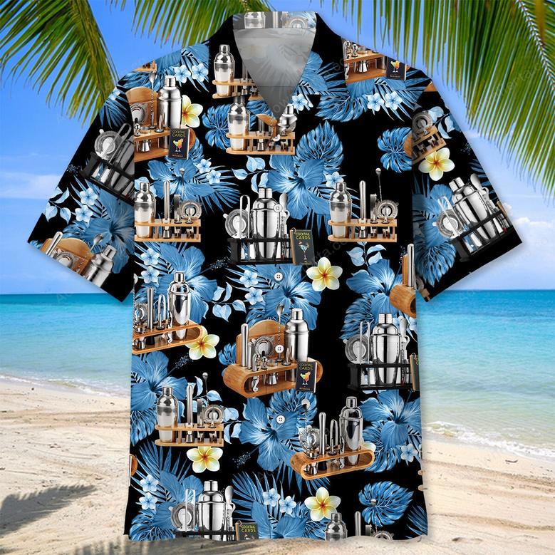 Tropical Bartender Set Hawaiian Shirt