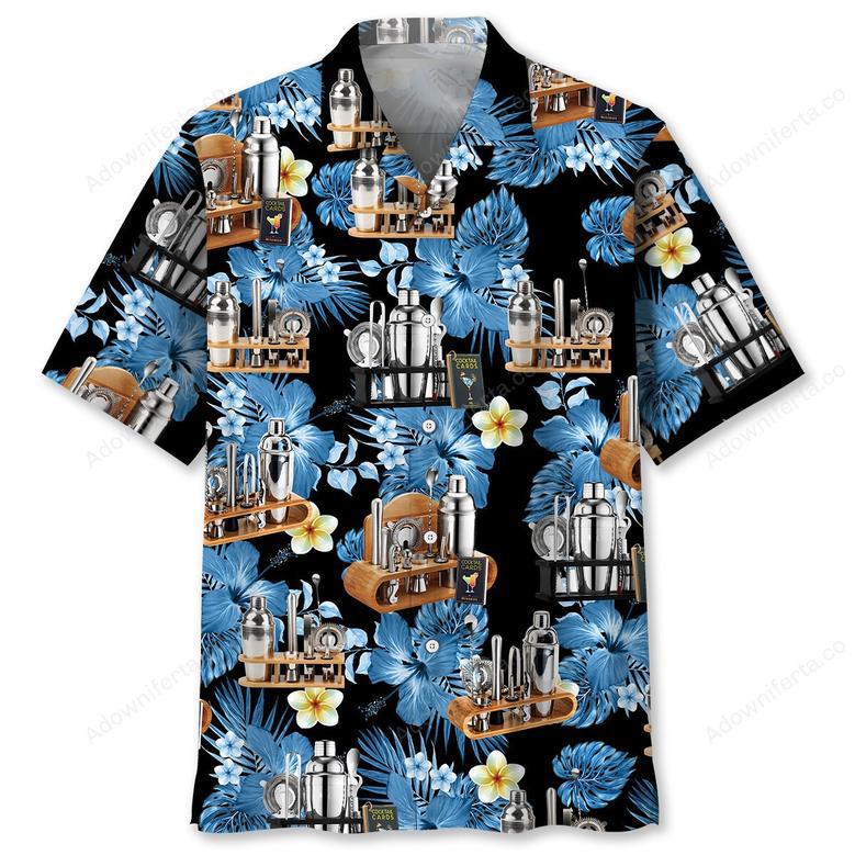 Tropical Bartender Set Hawaiian Shirt