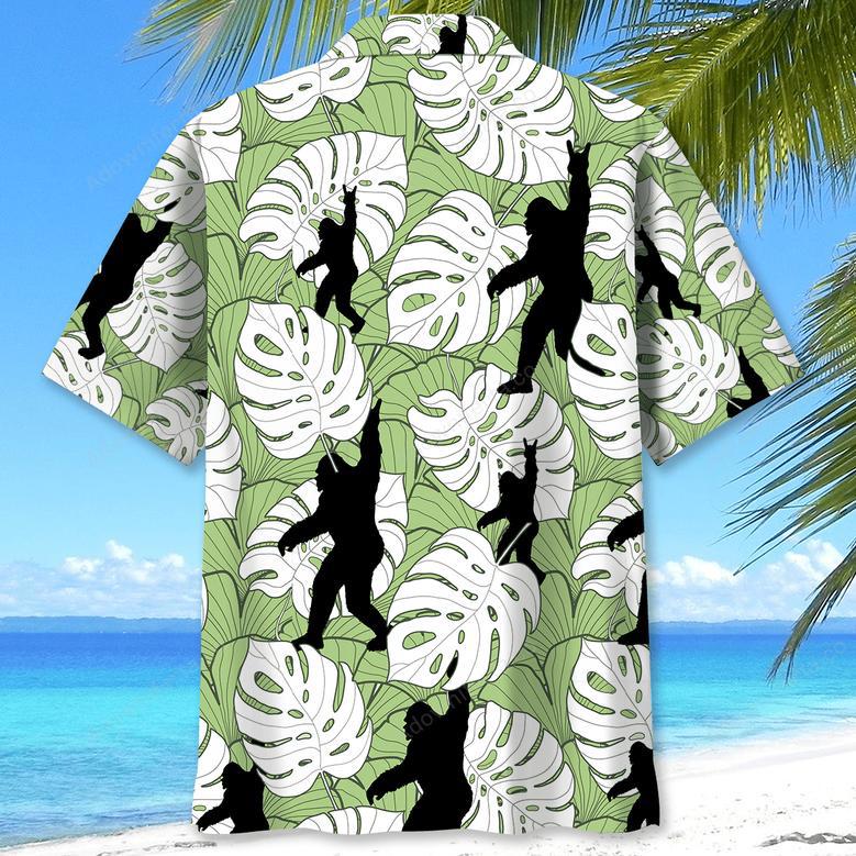 Tropical Bigfoot Hawaiian Shirt