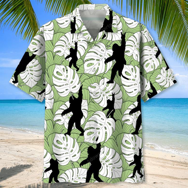 Tropical Bigfoot Hawaiian Shirt