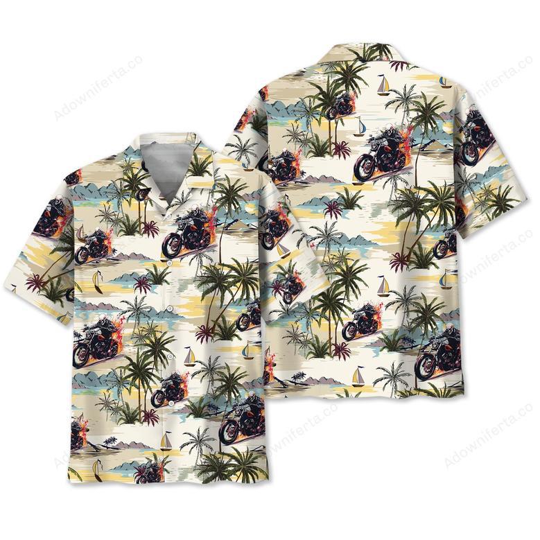 Tropical Biker Hawaiian Shirt