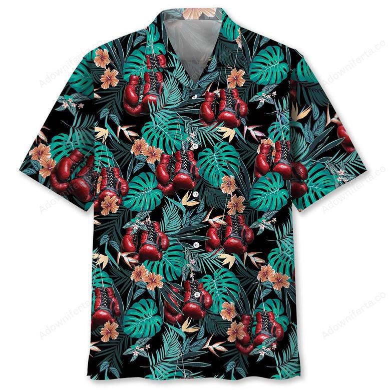 Tropical Boxing Gloves Hawaiian Shirt