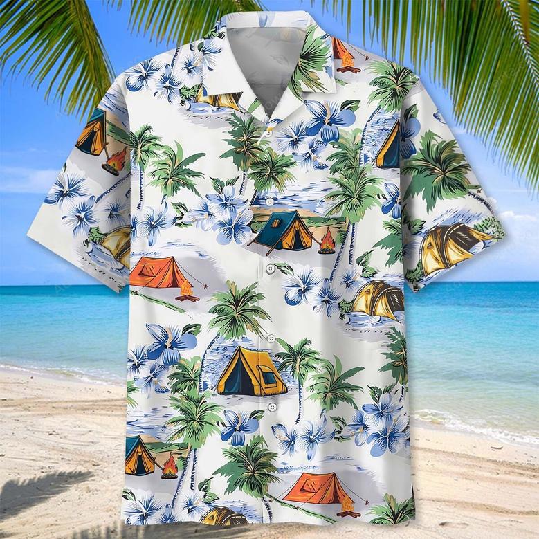 Tropical Camping Hawaiian Shirt