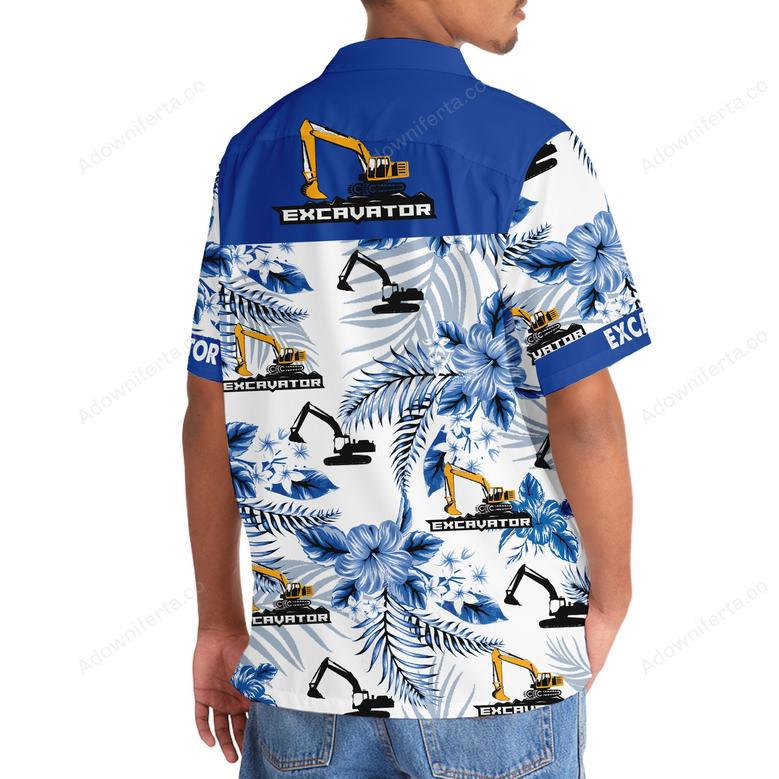 Tropical Excavator Hawaiian Shirt