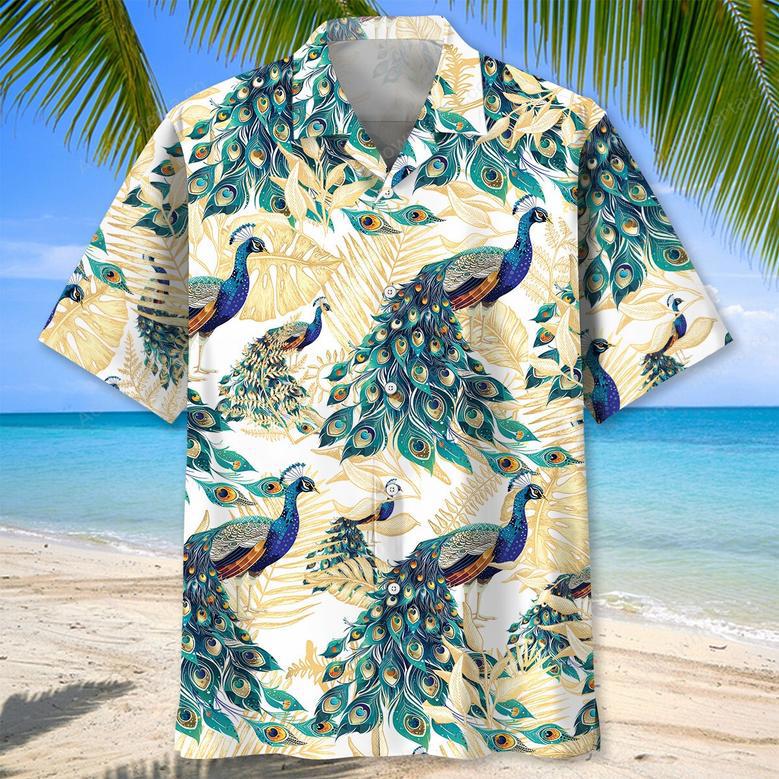 Tropical Peacock Hawaiian Shirt