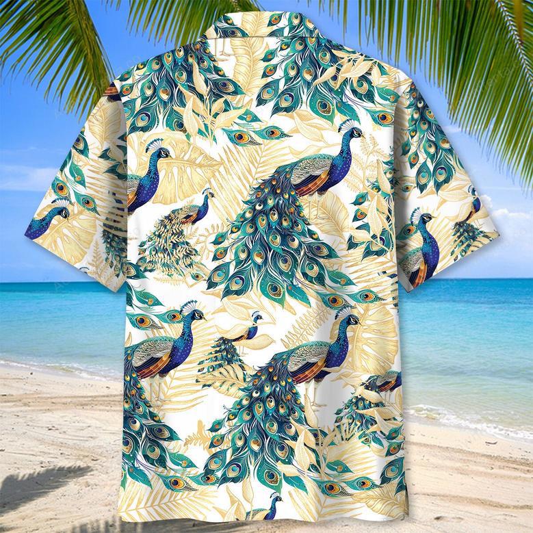 Tropical Peacock Hawaiian Shirt