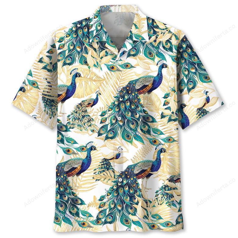 Tropical Peacock Hawaiian Shirt