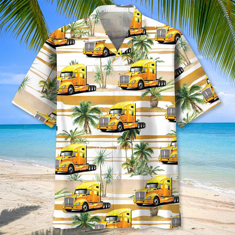 Trucker Tropical Hawaiian Shirt