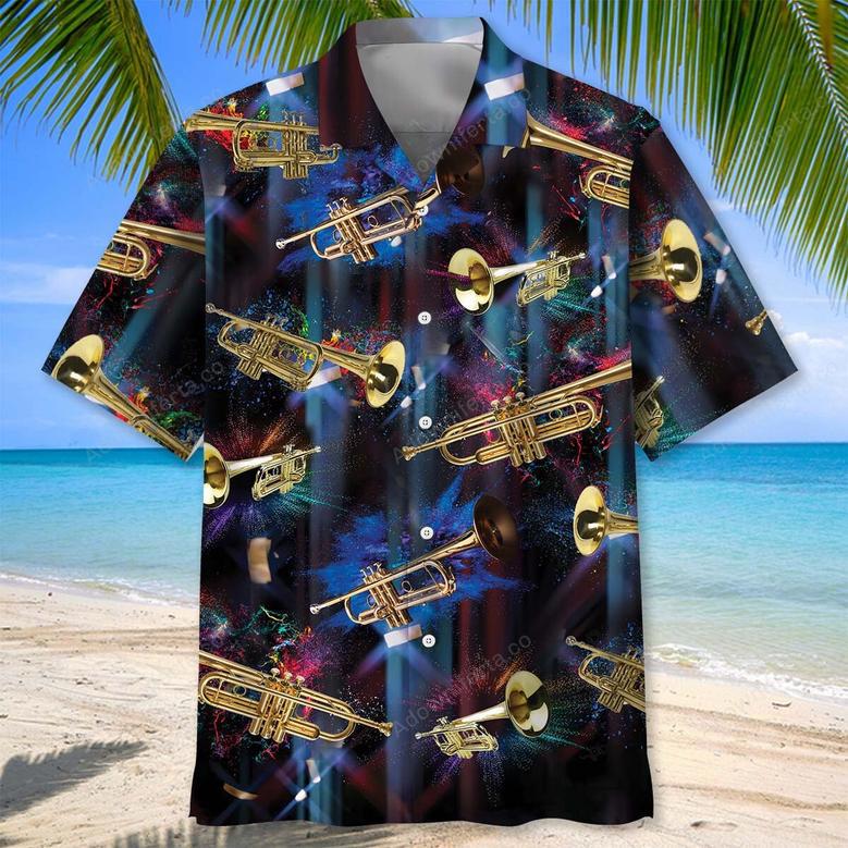 Trumpet Light Hawaiian Shirt