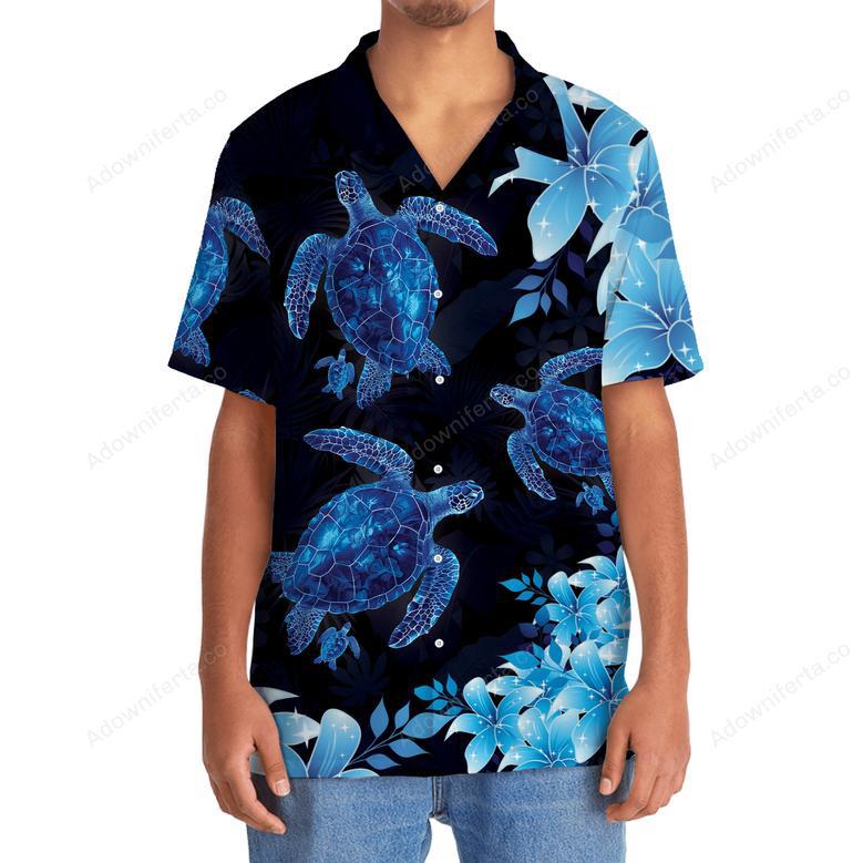 Turtle Hibiscus Hawaiian Shirt