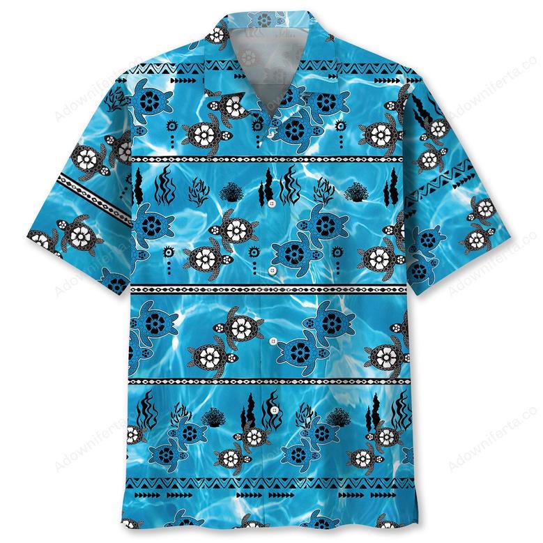 Turtle Light Hawaiian Shirt