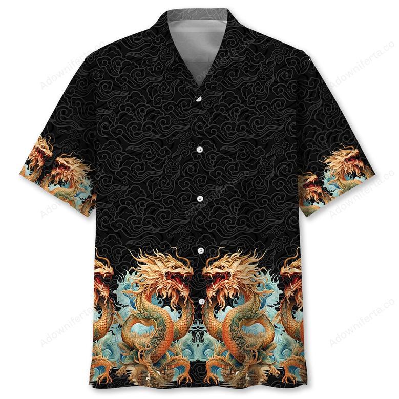 Twins Chinese Dragon Hawaiian Shirt