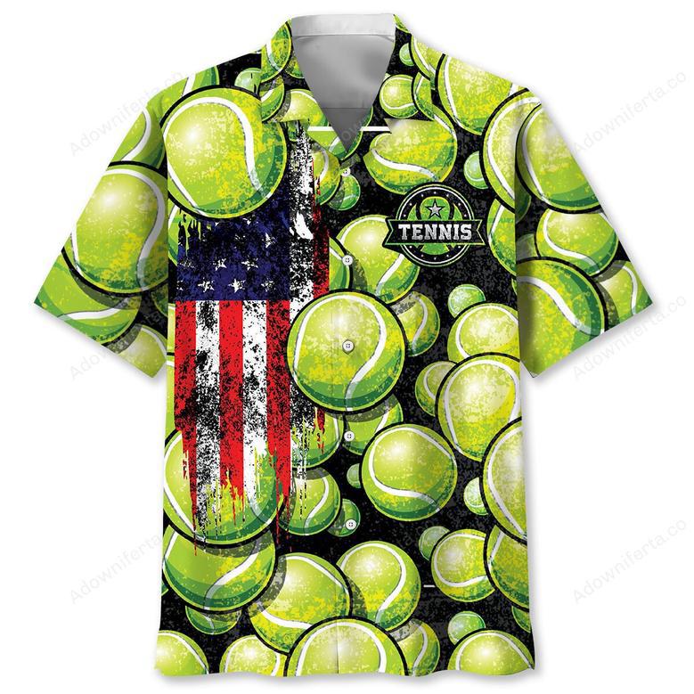 US Tennis Hawaiian Shirt