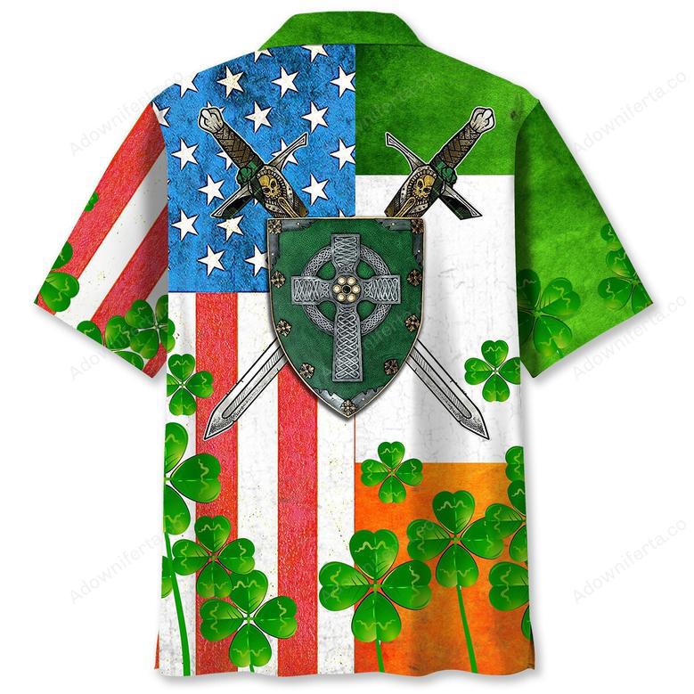 Usa Irish St.Patrick Day Hawaiian Shirt