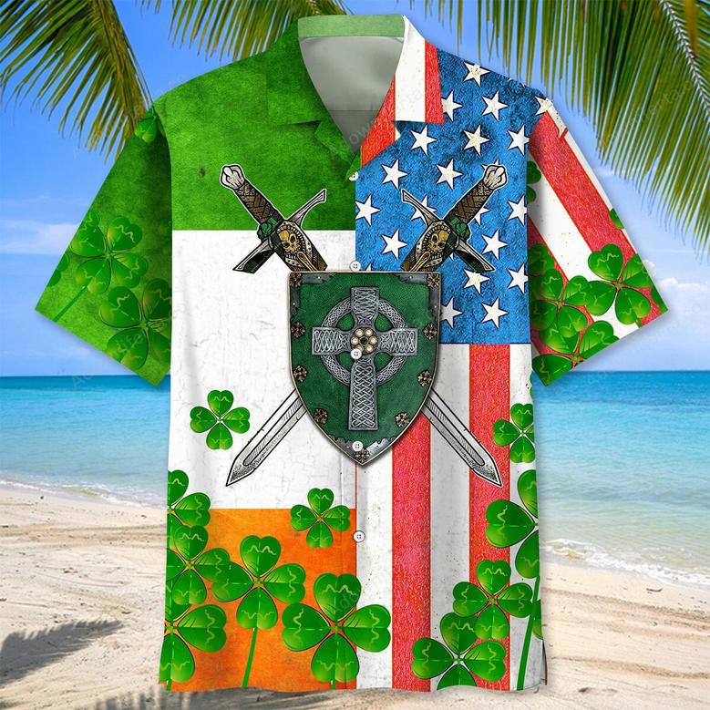 Usa Irish St.Patrick Day Hawaiian Shirt