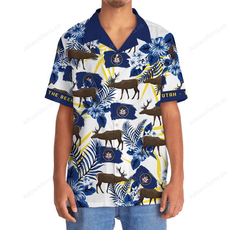 Utah Proud The Beehive State Hawaiian Shirt