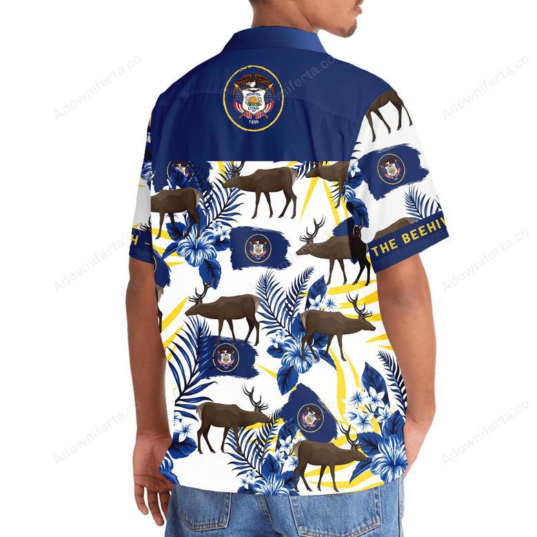 Utah Proud The Beehive State Hawaiian Shirt