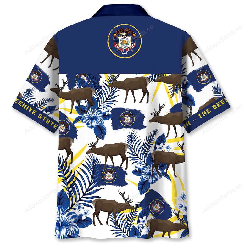 Utah Proud The Beehive State Hawaiian Shirt