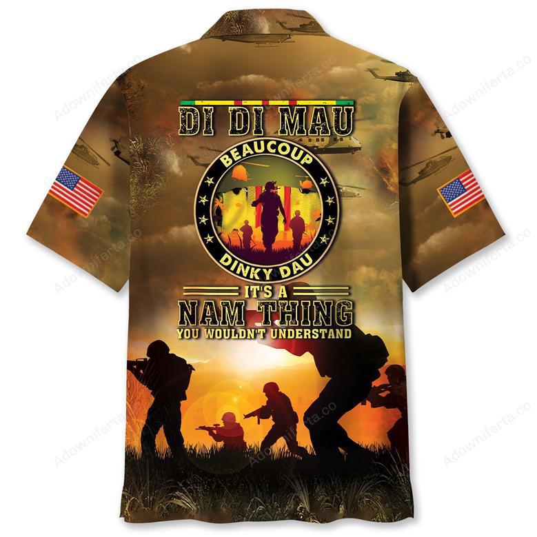 Vietnam Veteran Di Di Mau Dinky Dau Hawaiian Shirt