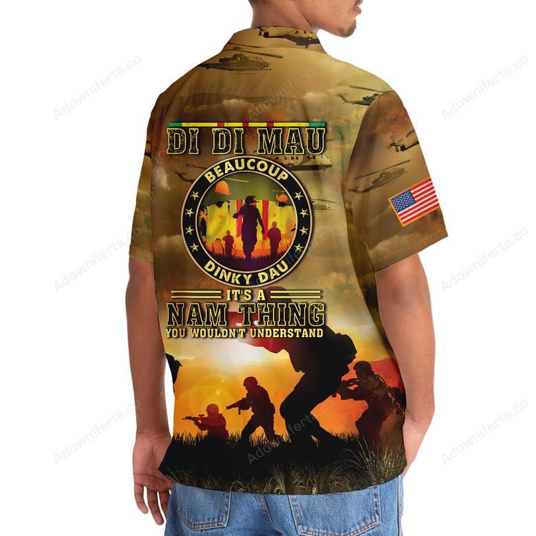 Vietnam Veteran Di Di Mau Dinky Dau Hawaiian Shirt