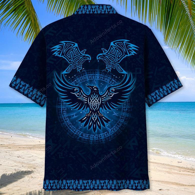 Viking Raven Hawaiian Shirt