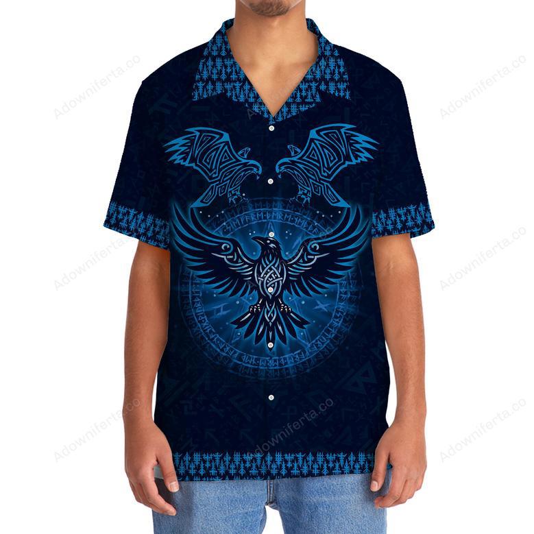 Viking Raven Hawaiian Shirt