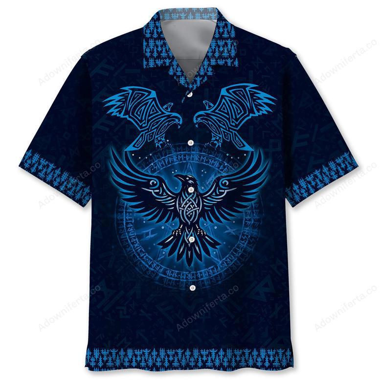 Viking Raven Hawaiian Shirt