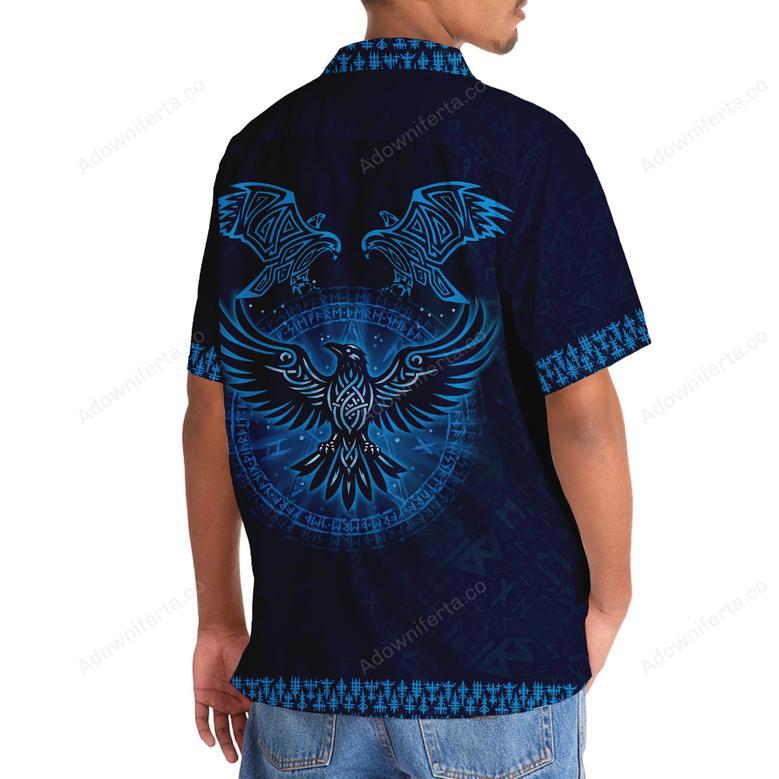 Viking Raven Hawaiian Shirt