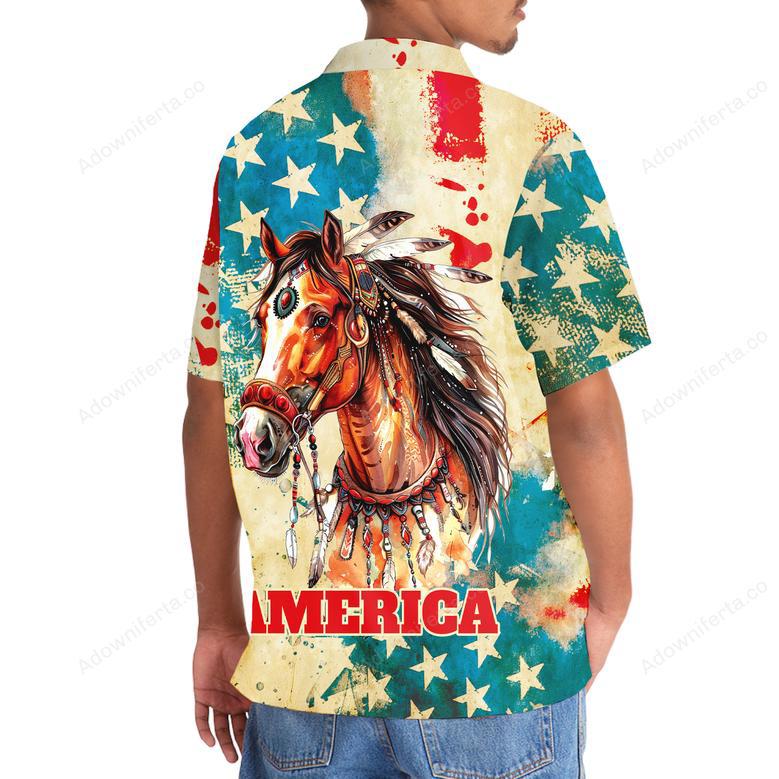 Vintage Horse USA Hawaiian Shirt