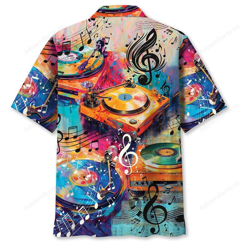 Vinyl Record Player Art Hawaiian Shirt