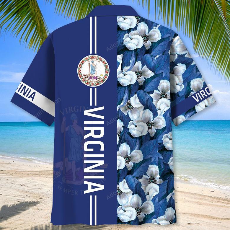 Virginia Proud Floral Hawaiian Shirt