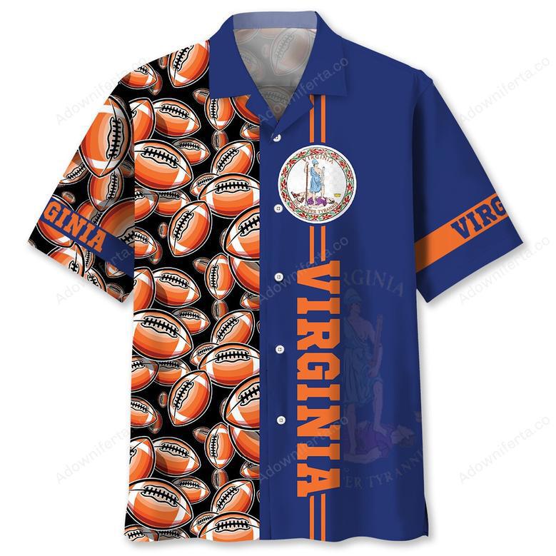 Virginia State Football Hawaiian Shirt