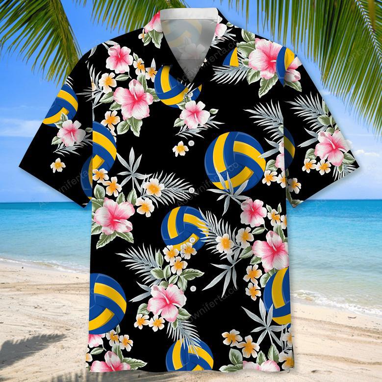 Volleyball Flower Hawaiian Shirt