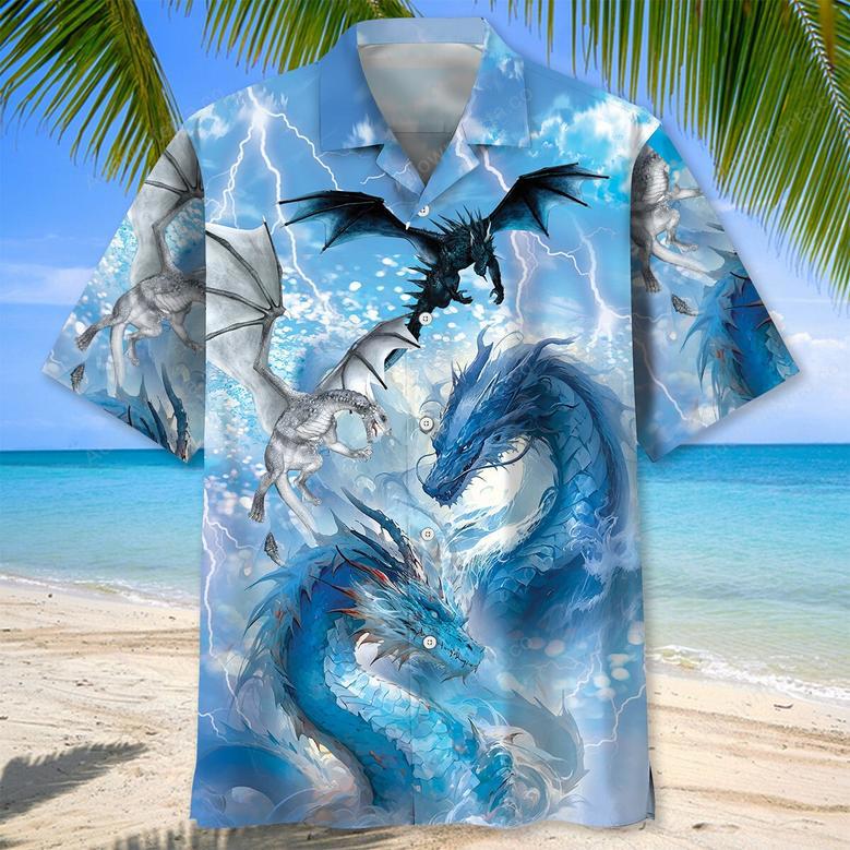 Water Dragon Hawaiian Shirt