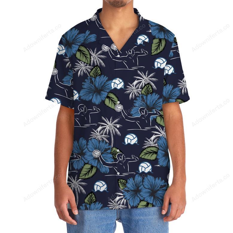 Water Polo Blue Nature Hawaiian Shirt