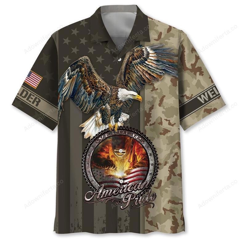 Welder American Pride Hawaiian Shirt