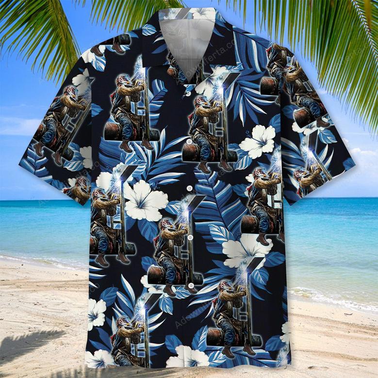 Welder Proud Hawaiian Shirt