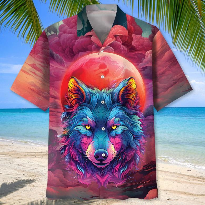 Wolf Moon Hawaiian Shirt