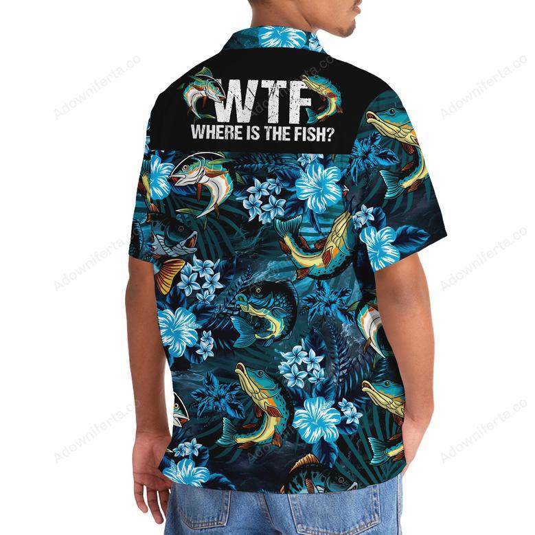 WTF Where Is The Fish Hawaiian Shirt